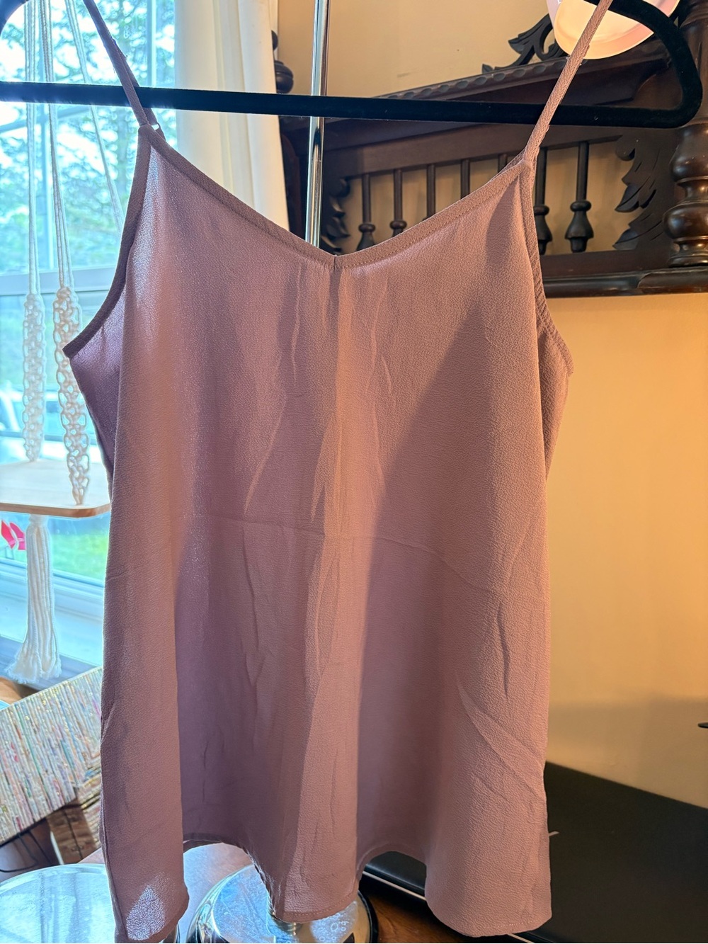 SO Mauve-Lavender Spaghetti Strap Cami. Ladies XS